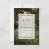 Invitation Mariage rustique Floral Enchanted Forest Tree RSVP (Devant)