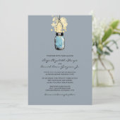 Invitation Mariage rustique Hanging Mason Jar (Debout devant)