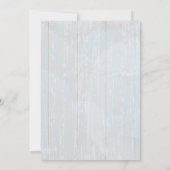 Invitation Mariage rustique Hanging Mason Jar (Dos)