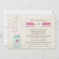 MARIAGE RUSTIQUE INVITER mignon mâle jarre amour c