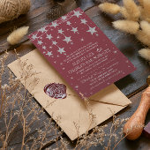 Invitation Mariage rustique n'importe quelle couleur sous les