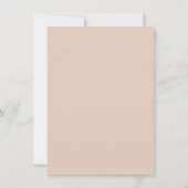 Invitation Mariage rustique rose vierge (Dos)