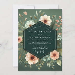 Invitation Mariage Sage Blush Chiaroscuro