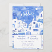 Invitation Mariage Santorin (Devant)