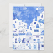Invitation Mariage Santorin (Dos)
