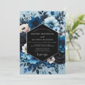 Invitation Mariage Saphir Moody Bloom (Debout devant)