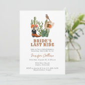 Invitation Mariage sauvage occidental Shower (Debout devant)