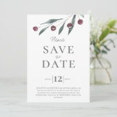 Invitation Mariage Sauvez la date Scottish Highlands (Debout devant)