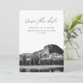 Invitation Mariage Save the Date Parc National de Yellowstone (Debout devant)