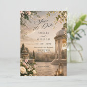 Invitation Mariage scénique esthétique (Debout devant)