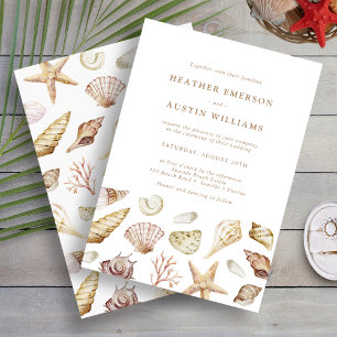 Invitation Mariage Seashell