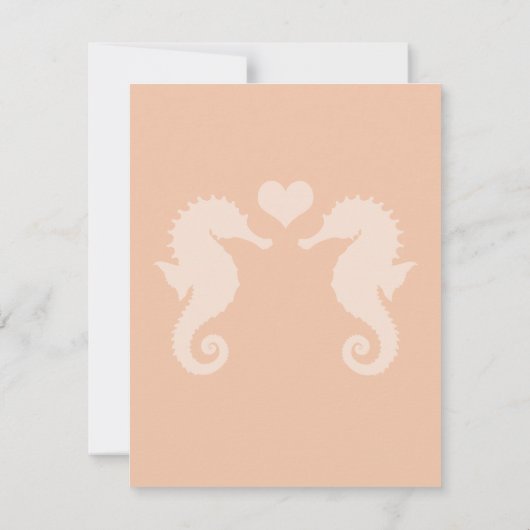 Invitation Mariage Seaside Sparkle et Sunset Dreams (Dos)