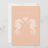 Invitation Mariage Seaside Sparkle et Sunset Dreams (Dos)