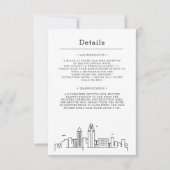 Invitation Mariage Seattle | Détails de l'invité (Devant)