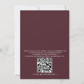 Invitation Mariage SEDONA Destination Skyline Boho Code QR (Dos)