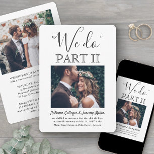 Invitation Mariage Séquentiel 2 Photo Script Simple On Se Dit