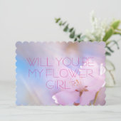 Invitation Mariage Seras-Tu Ma Fille Fleur (Debout devant)