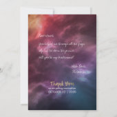 Invitation Mariage Serez-Vous Mes Constellations De Servante  (Dos)