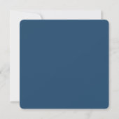 Invitation Mariage Shabby Chic Fleurs Bleues (Dos)