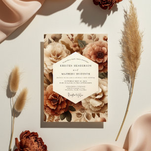 Invitation Mariage Sienne Bloom
