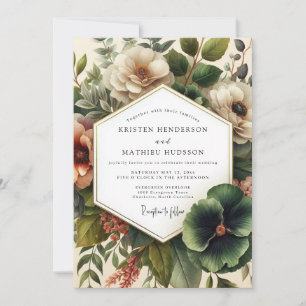 Invitation Mariage Sienne Classiciste Bloom
