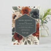 Invitation Mariage Sienne Ethéré (Debout devant)