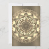 Invitation Mariage sikh du Punjabi Anand Karaj Golden (Dos)