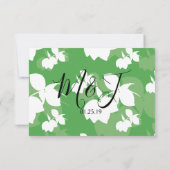 Invitation Mariage Silo Citron Citron Vert Motif Vert Sans Co (Dos)