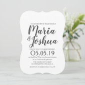 Invitation Mariage Silo Motif Citron Vert Clair Frais (Debout devant)