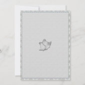 Invitation Mariage Silver Bells (Dos)