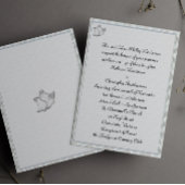 Invitation Mariage Silver Bells