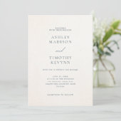 Invitation Mariage Simple (Debout devant)