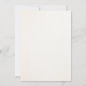 Invitation Mariage Simple (Dos)