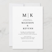 Invitation Mariage simple (Devant)
