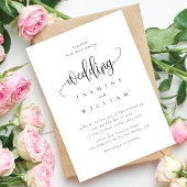 Invitation Mariage simple