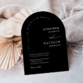 Invitation Mariage simple Boho Arch