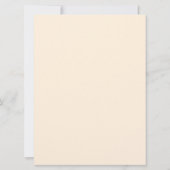 Invitation Mariage simple de FREYA Wildflower (Dos)