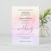 Invitation Mariage simple esthétique simple (Debout devant)