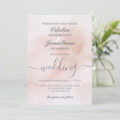Invitation Mariage simple esthétique simple (Debout devant)