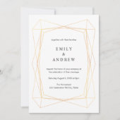 Invitation Mariage simple et élégant (Devant)