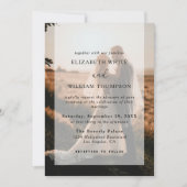 Invitation Mariage simple et élégant (Devant)