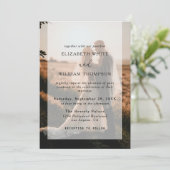 Invitation Mariage simple et élégant (Debout devant)