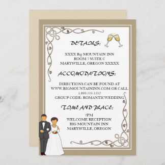 Invitation Mariage simple et romantique