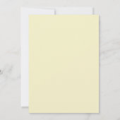 Invitation Mariage Simple Kaki Clair (Dos)