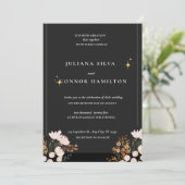 Invitation mariage simple, mariage monogramme classique, mon (Debout devant)