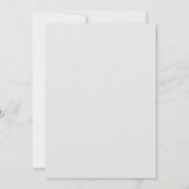 Invitation mariage simple, mariage monogramme classique, mon (Dos)