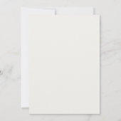 Invitation Mariage simple moderne minimaliste perle (Dos)