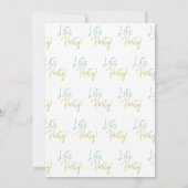 Invitation Mariage Simple Réception Fuite Romantique (Dos)