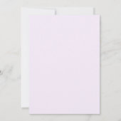 Invitation Mariage Simple Thistle Moderne (Dos)