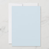 Invitation Mariage Sky Coral Paeony (Dos)